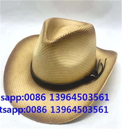 Bruine spuitverf, effen papieren Fedora-hoed