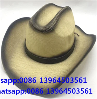 Versleten vintage cowboyhoed voor heren
