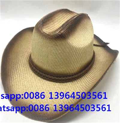 Unisex Jazz Stijl Stro Cowboy Hoed