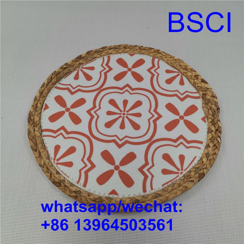 Vilten placemats met bedrukking