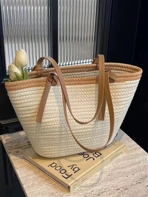 Zomerse dames stro tassen