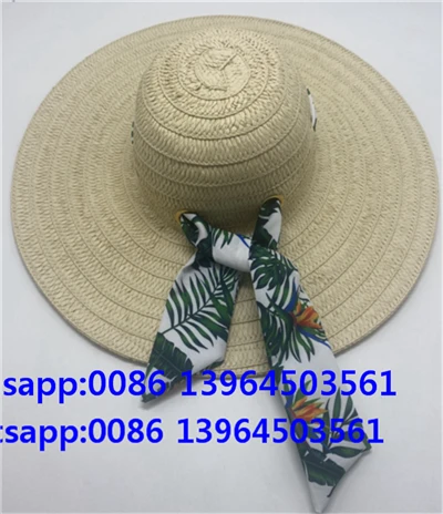 Vrouwen zomerhoed papieren stro sunhat