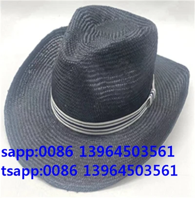 Zwarte Fedora Cap Outdoor Panama Hoed Voor Heren