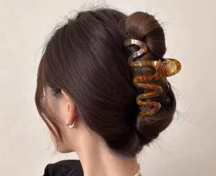 Grote haarklauwclips