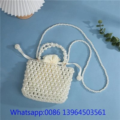 Crossboday parel kralen tas