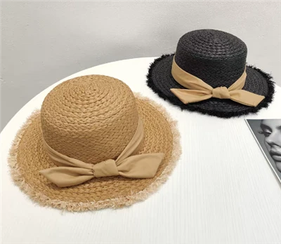 Bowknot Paper Handmade Beach Sun Hat