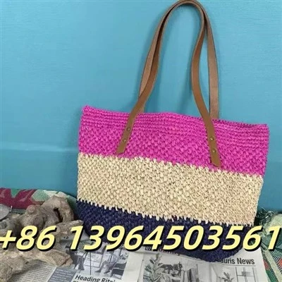 Madagascar Raffia Tote -tassen