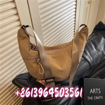 Man nylon schoudertas